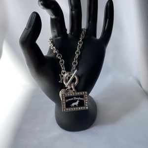 Silver Tone German Shepherd Dog Bracelet EUC